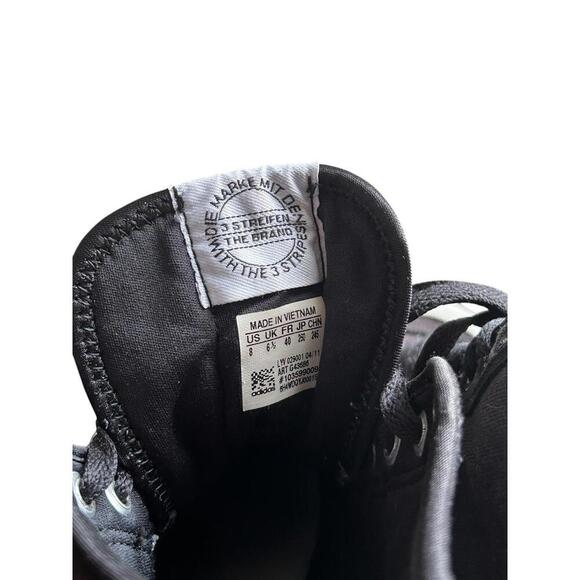 Adidas High-Top Skate Shoes - Classic Black & White - Picture 7 of 9